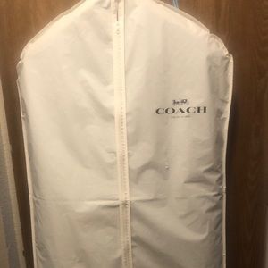 Coach leather sleeve jacket